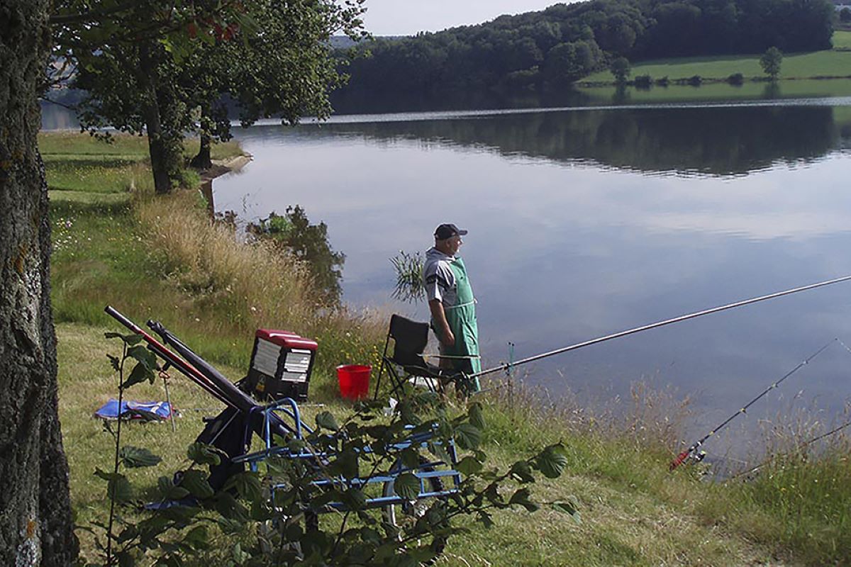 Fishing on the lake