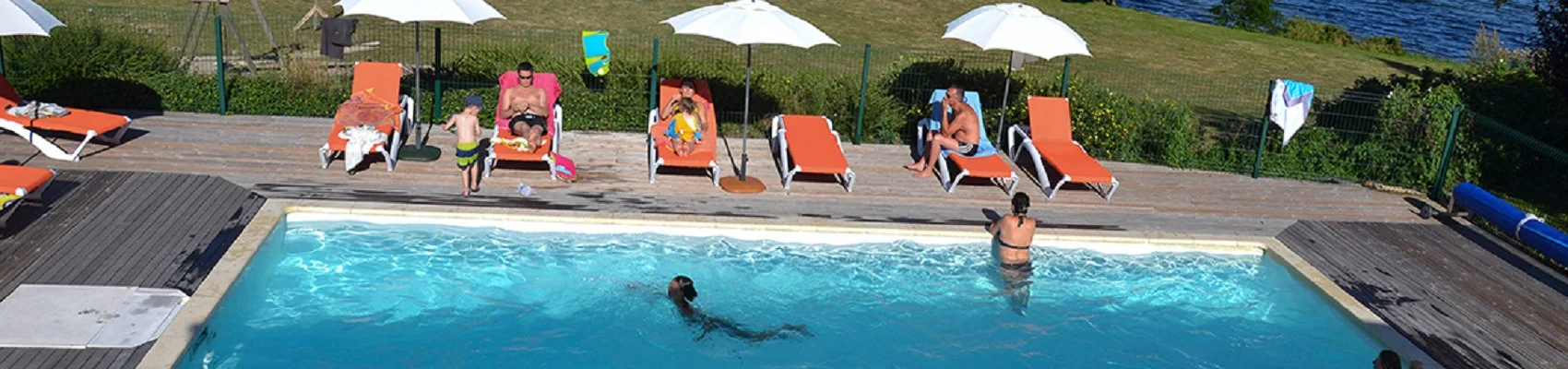 La piscine du camping